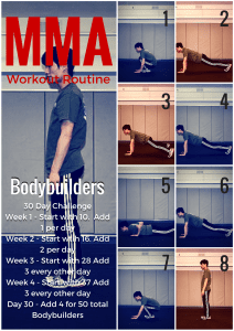 MMA fighter workout: Bodybuilders