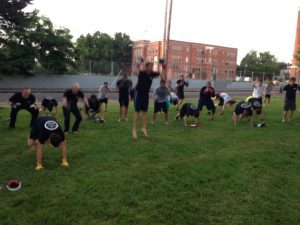 MMA classes outdoors