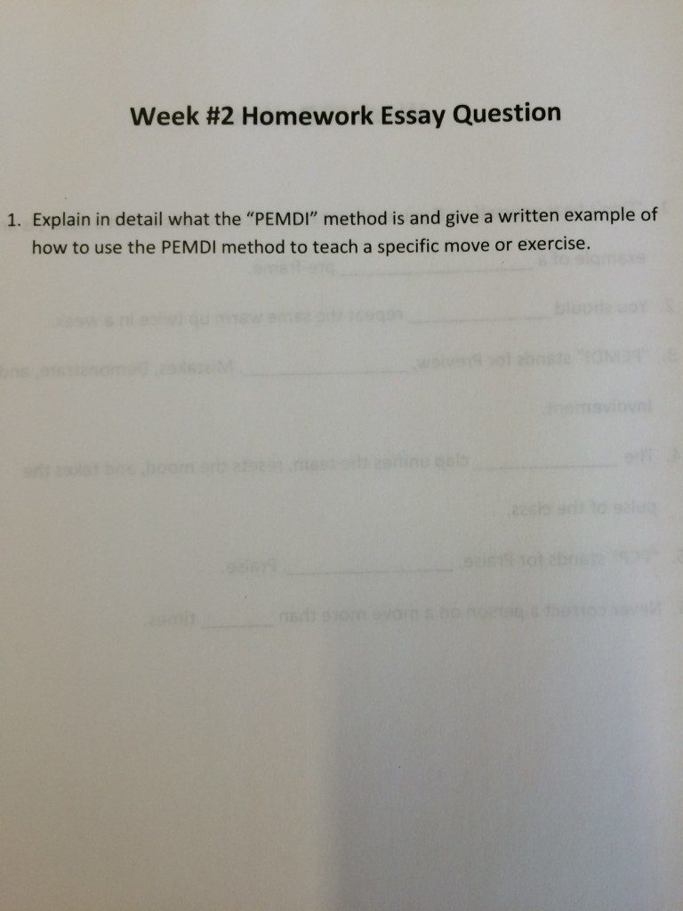 Video 2 Homework Essay