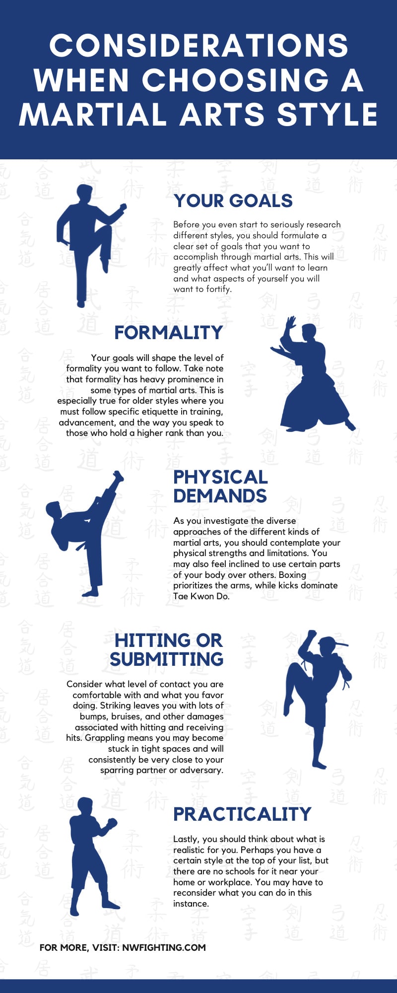 Considerations When Choosing a Martial Arts Style Northwest Fighting Arts